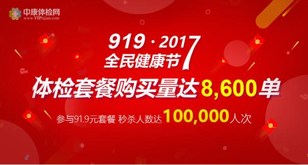“919全民健康节”：“互联网+体检”发展史上的里程碑