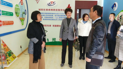 城阳区迎接健康促进区市级督导验收